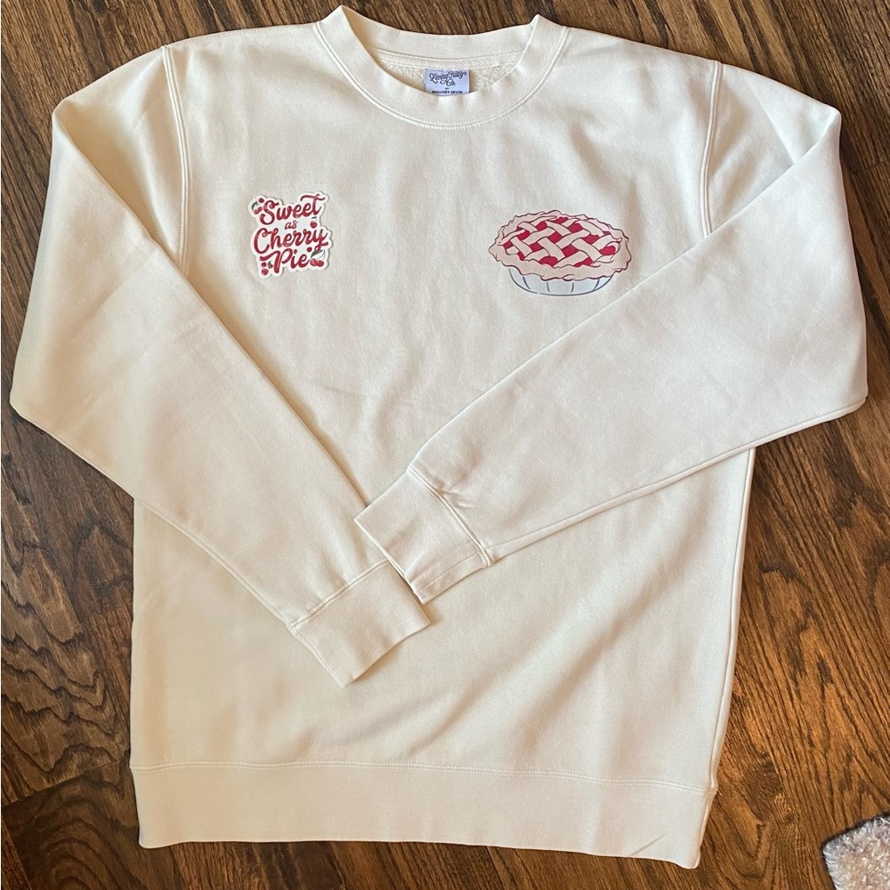 Living Fully Co By Mallory Ervin Sweet As Cherry Pie Sweatshirt